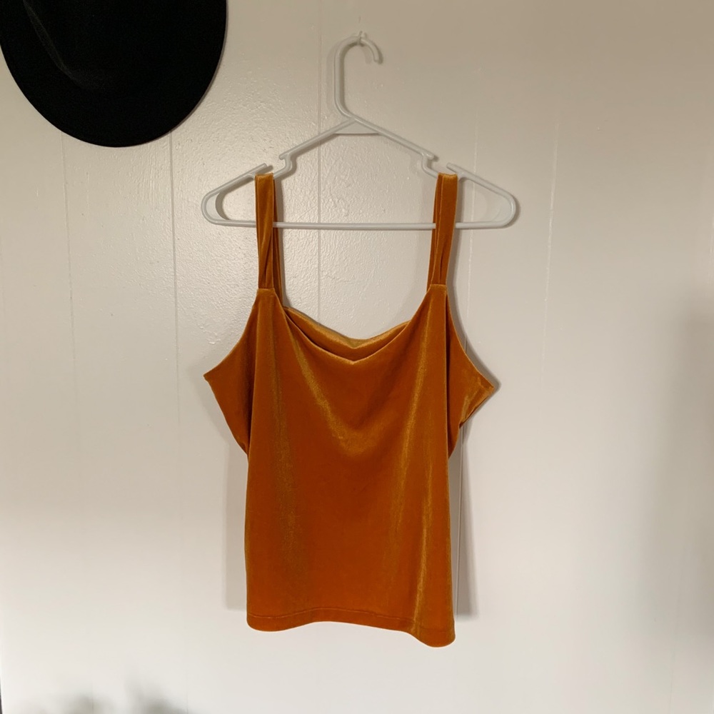 Orange Velvety Tank!